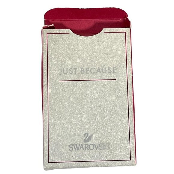 Swarovski Sparkle Cards JUST BECAUSE Daily Affirmations Self Confidence - Picture 1 of 7